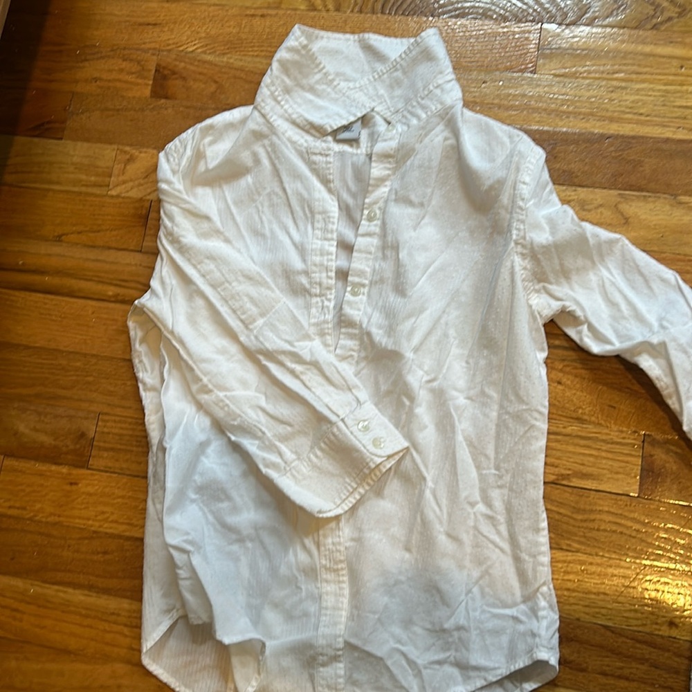 polka dot button down